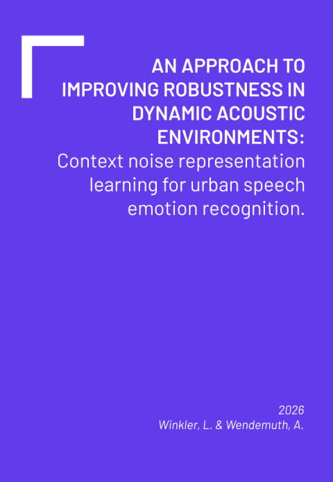 Weitere 01 Winkler, Wendemuth - An approach to improving robustness Weitere 01 Winkler, Wendemuth - An approach to improving robustness